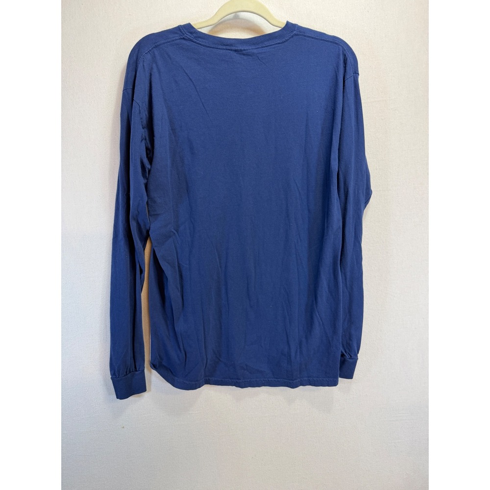 Comfort Colors Baby Its Cold Outside Blue Long Sleeve Graphic Tee Shirt Medium - Picture 6 of 6